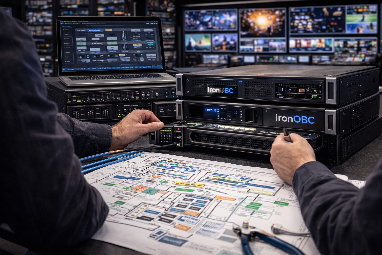 IronOBC broadcast output control system design